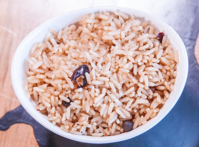Rice & Peas.