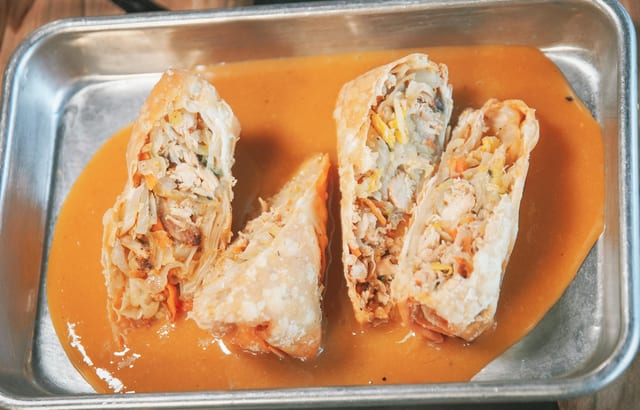 Jerk Egg Roll.