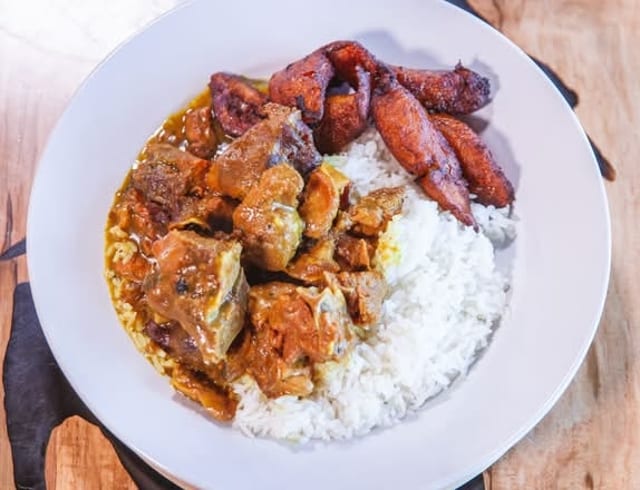 Extra Curry Goat.