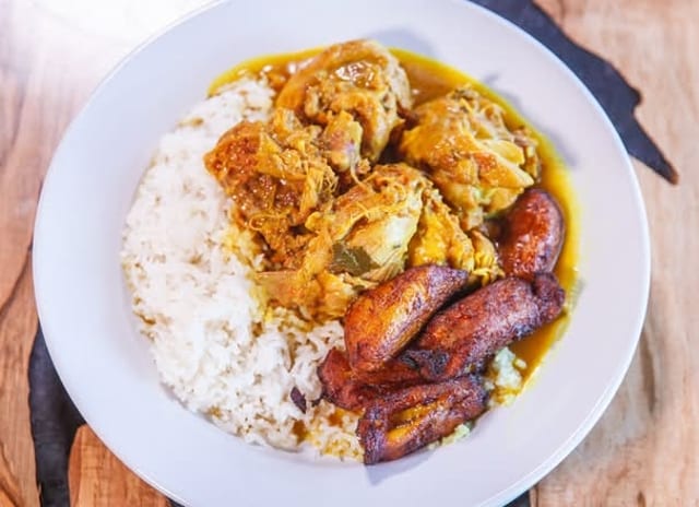 Extra Curry Chicken.